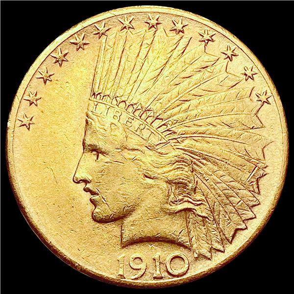 1910 $10 Gold Eagle CHOICE AU