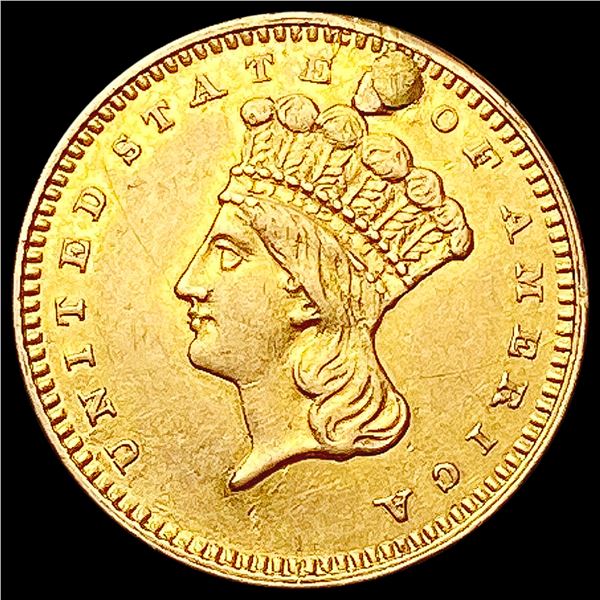 1862 Rare Gold Dollar HIGH GRADE