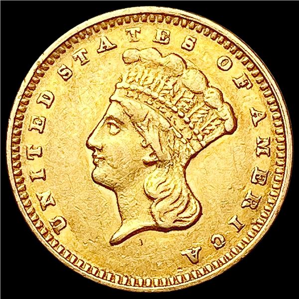 1874 Rare Gold Dollar CLOSELY UNCIRCULATED