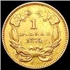 Image 2 : 1874 Rare Gold Dollar CLOSELY UNCIRCULATED