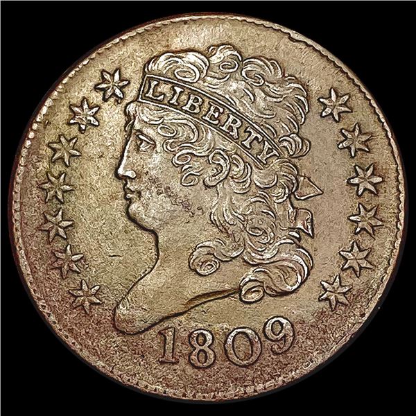 1809 Classic Head Half Cent CHOICE AU