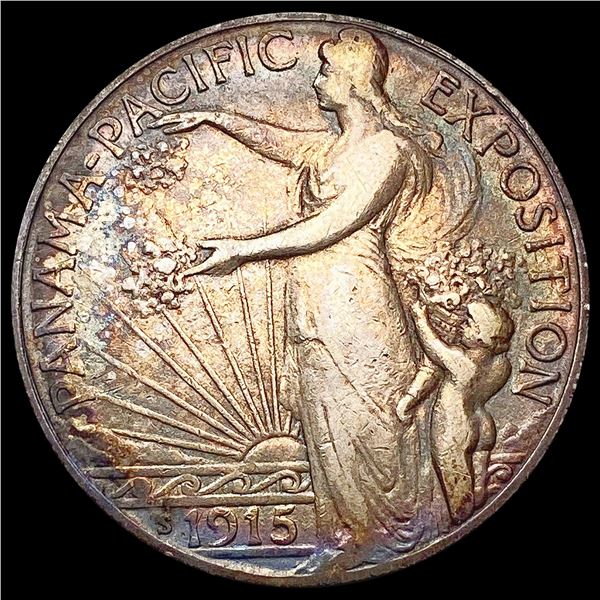 1915 Panama-Pacific Half Dollar LIGHTLY CIRCULATED