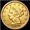Image 1 : 1871-S $2.50 Gold Quarter Eagle CLOSELY UNCIRCULATED