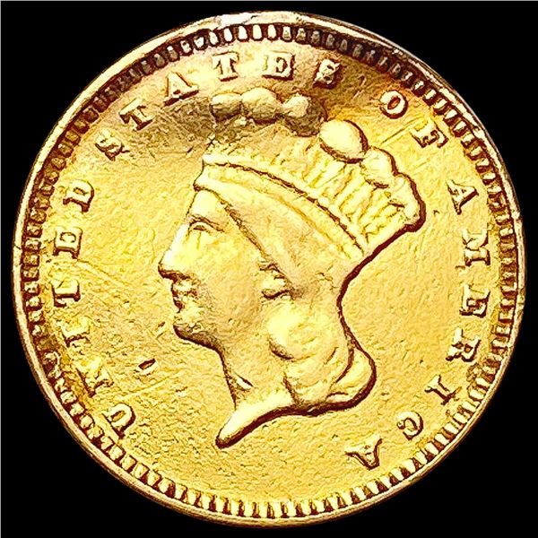 1874 Rare Gold Dollar LIGHTLY CIRCULATED