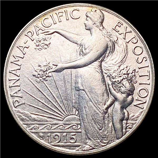 1915-S Panama-Pacific Half Dollar CHOICE AU