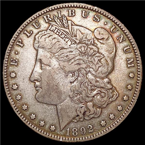 1892 Morgan Silver Dollar LIGHTLY CIRCULATED