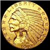 Image 1 : 1913 $5 Gold Half Eagle CLOSELY UNCIRCULATED