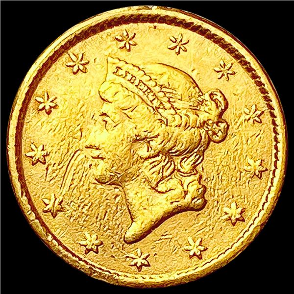 1853 Rare Gold Dollar NEARLY UNCIRCULATED