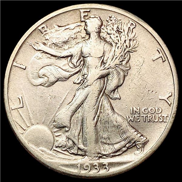 1933-S Walking Liberty Half Dollar CLOSELY UNCIRCULATED