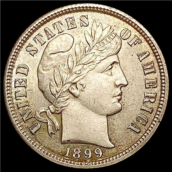 1899 Barber Dime CHOICE BU