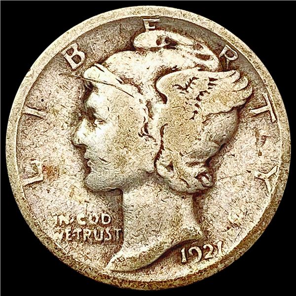 1921 Mercury Dime NICELY CIRCULATED