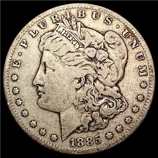 1885-S Morgan Silver Dollar LIGHTLY CIRCULATED
