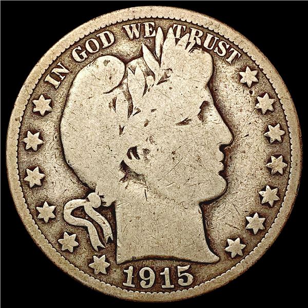 1915 Barber Half Dollar NICELY CIRCULATED