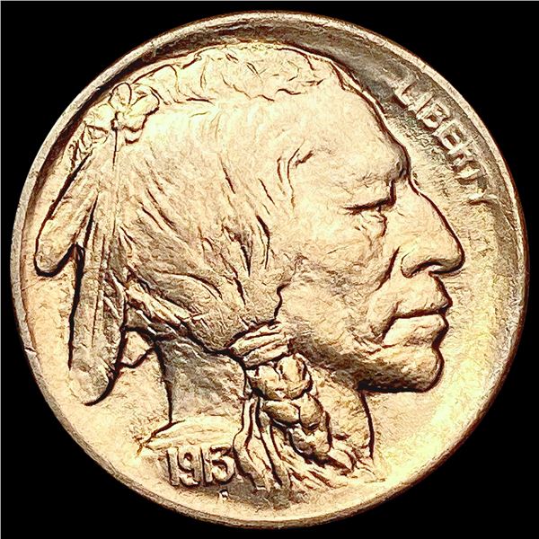 1913-S TY1 Buffalo Nickel GEM BU
