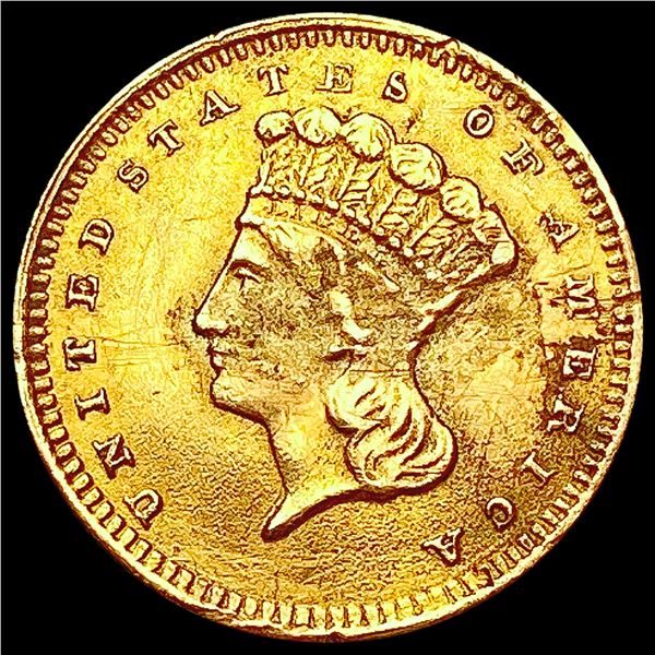 1859 Rare Gold Dollar CLOSELY UNCIRCULATED