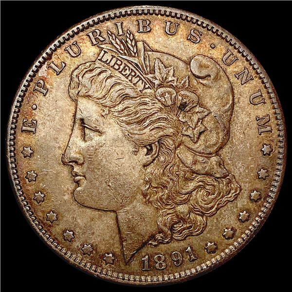 1891-S Morgan Silver Dollar CLOSELY UNCIRCULATED