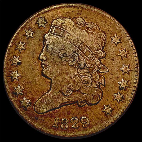 1829 Classic Head Half Cent NICELY CIRCULATED