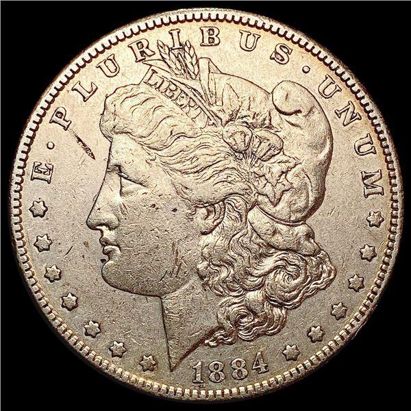 1884-S Morgan Silver Dollar CLOSELY UNCIRCULATED