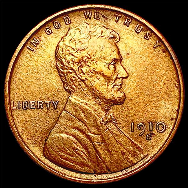 1910-S RED Wheat Cent UNCIRCULATED