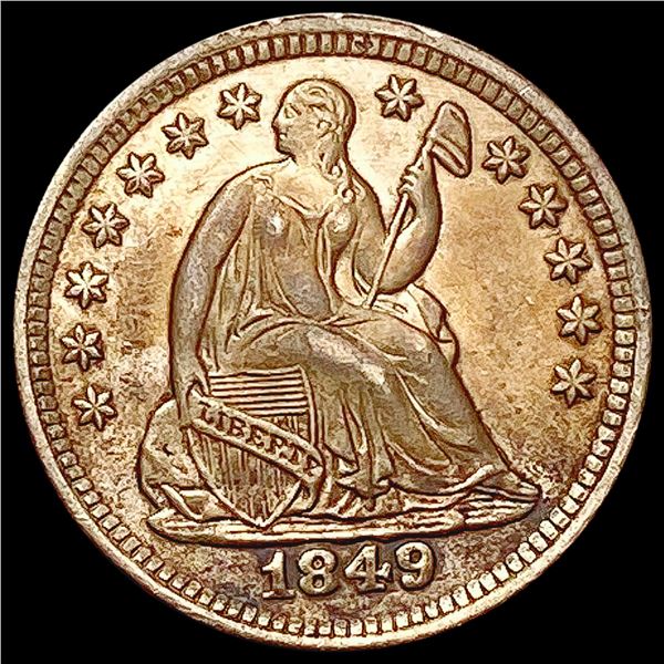 1849 Seated Liberty Half Dime HIGH GRADE