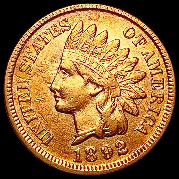 1892 Indian Head Cent CLOSELY UNCIRCULATED