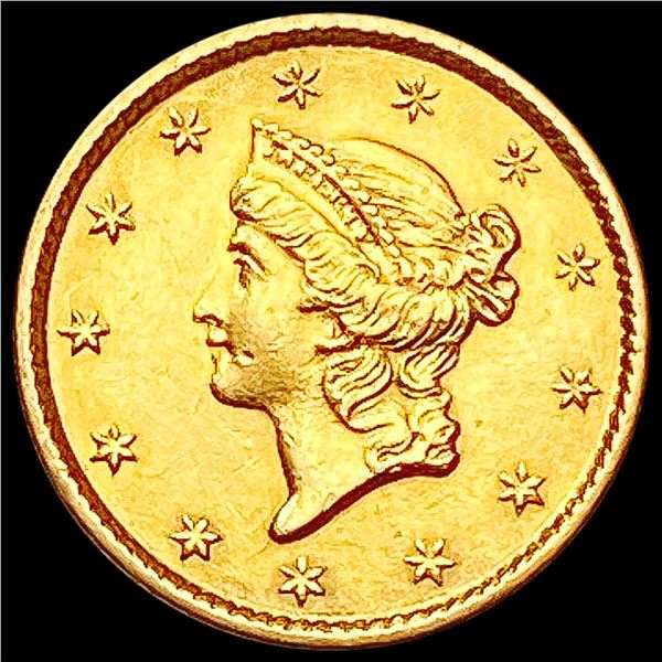 1853 Rare Gold Dollar CHOICE AU