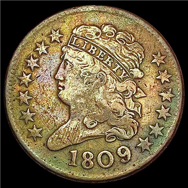 1809 Classic Head Half Cent LIGHTLY CIRCULATED