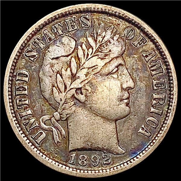1892-S Barber Dime LIGHTLY CIRCULATED