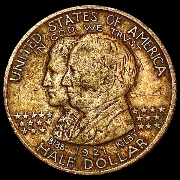 1921 Alabama Half Dollar CLOSELY UNCIRCULATED