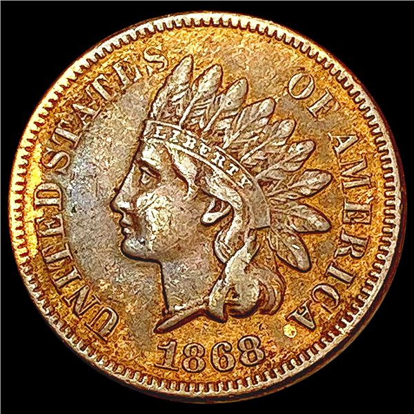 1868 Indian Head Cent CLOSELY UNCIRCULATED