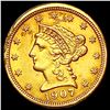 1907 $2.50 Gold Quarter Eagle CHOICE AU
