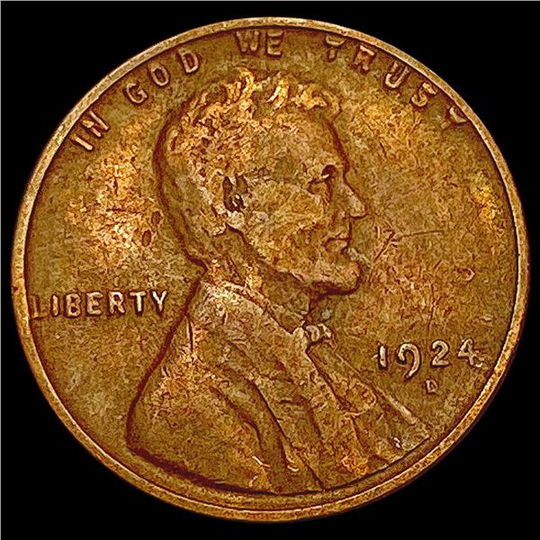 1924-D Wheat Cent CLOSELY UNCIRCULATED