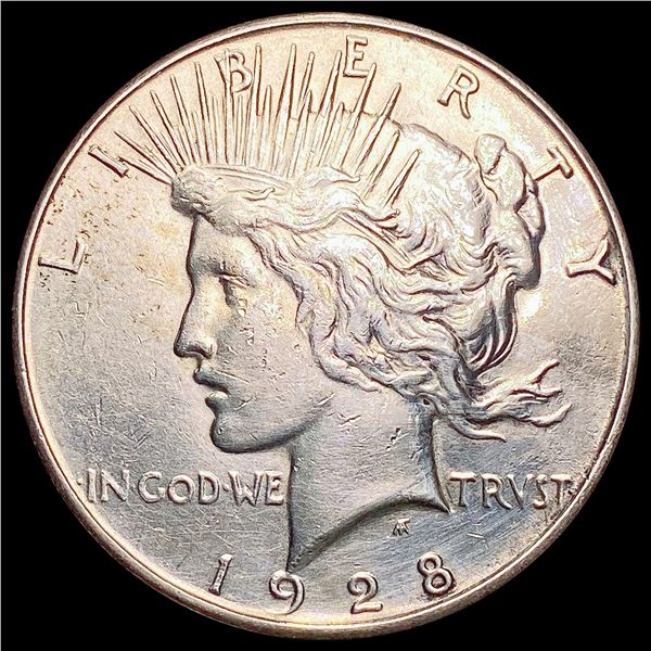 1928-S Silver Peace Dollar CLOSELY UNCIRCULATED