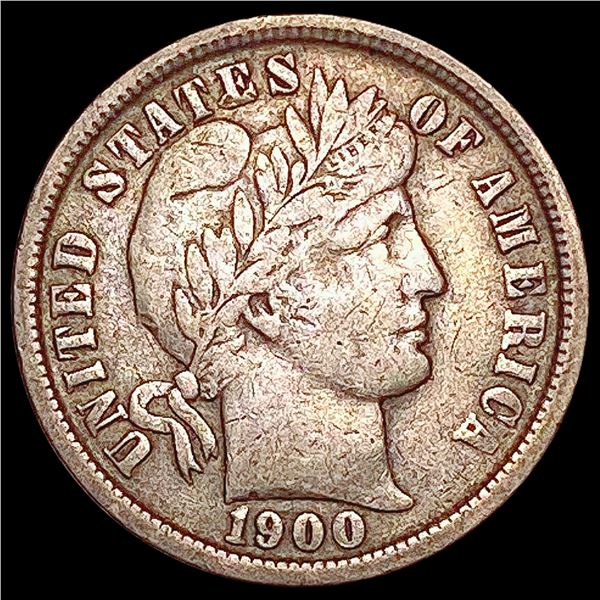 1900-O Barber Dime LIGHTLY CIRCULATED