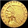 Image 1 : 1913 $2.50 Gold Quarter Eagle CLOSELY UNCIRCULATED