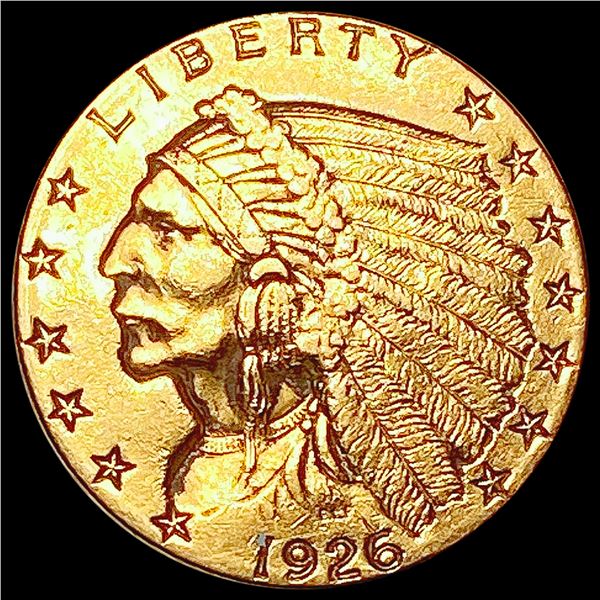 1926 $2.50 Gold Quarter Eagle CLOSELY UNCIRCULATED