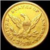 Image 2 : 1861 $2.50 Gold Quarter Eagle CLOSELY UNCIRCULATED