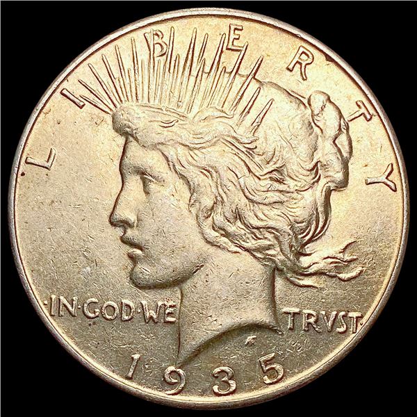 1935 Silver Peace Dollar CLOSELY UNCIRCULATED
