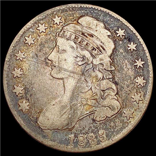 1835 Capped Bust Half Dollar LIGHTLY CIRCULATED