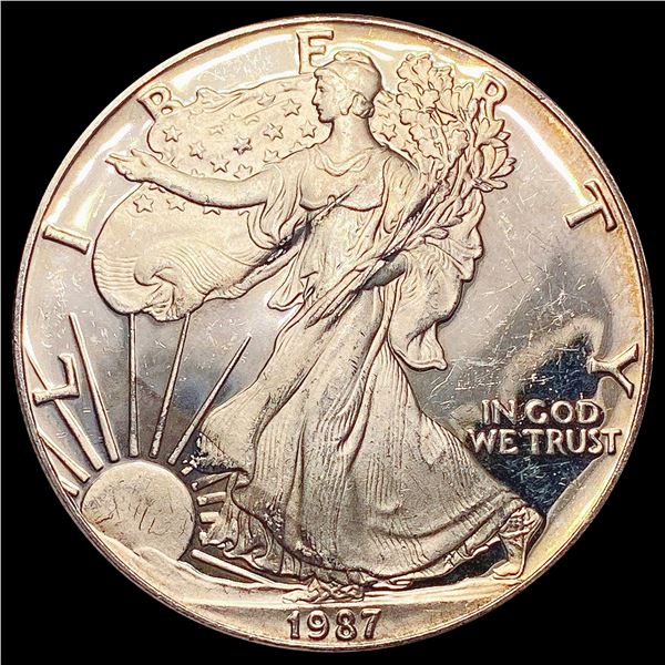 1987-S American Silver Eagle GEM PROOF