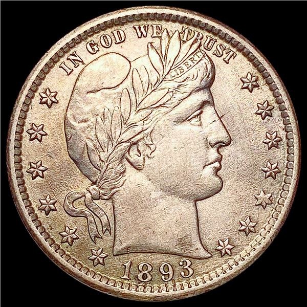 1893-O Barber Quarter UNCIRCULATED