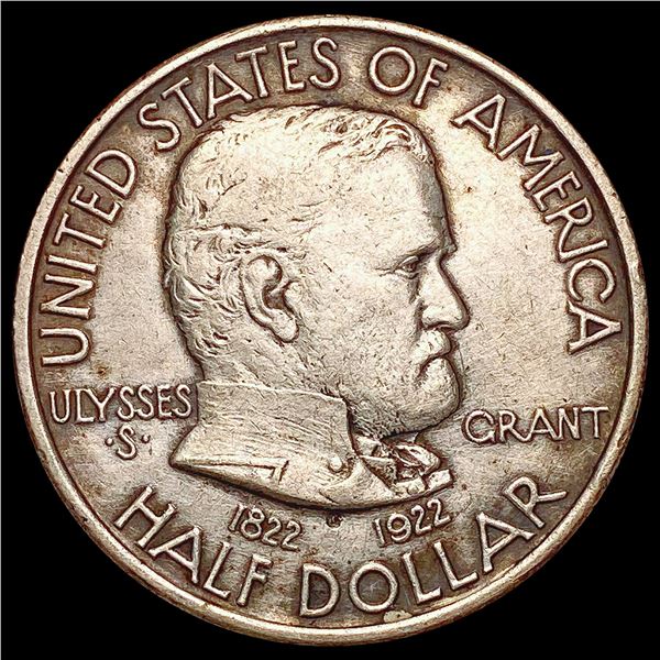 1922 Grant Half Dollar CLOSELY UNCIRCULATED