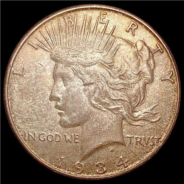 1934-D Silver Peace Dollar CLOSELY UNCIRCULATED