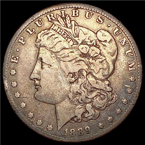1889-CC Morgan Silver Dollar LIGHTLY CIRCULATED