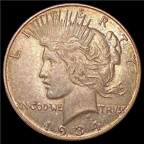 1934-D Silver Peace Dollar CLOSELY UNCIRCULATED