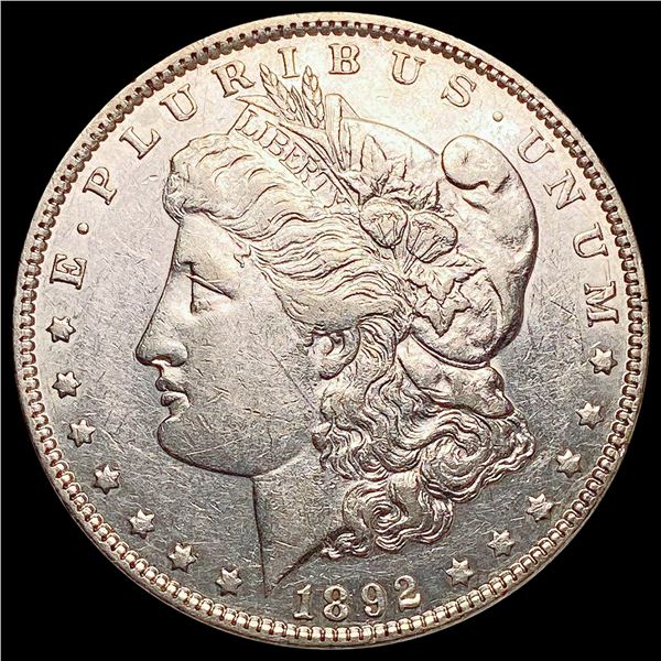 1892 Morgan Silver Dollar CLOSELY UNCIRCULATED