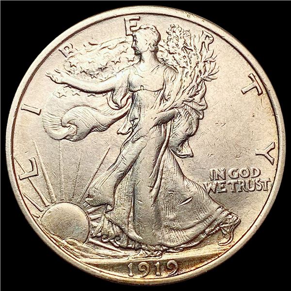 1919 Walking Liberty Half Dollar LIGHTLY CIRCULATED