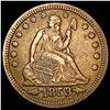 Image 1 : 1853 Arrows & Rays Seated Liberty Quarter CLOSELY UNCIRCULATED