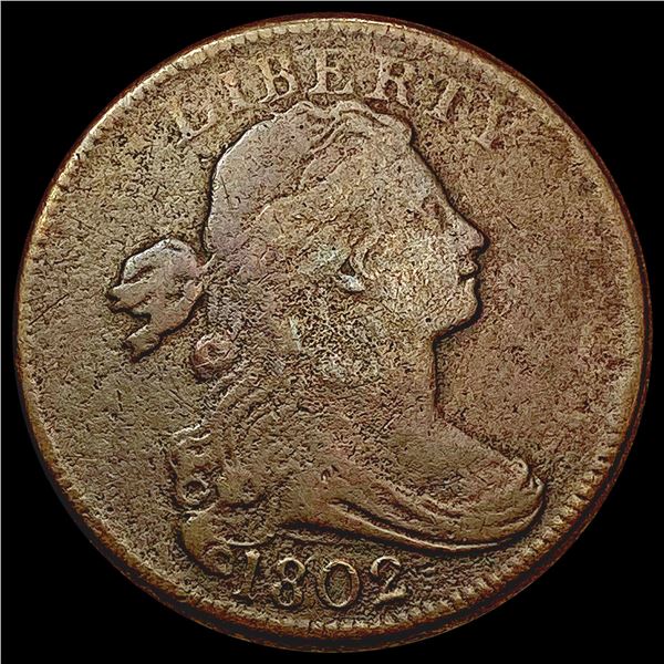 1802 Draped Bust Large Cent NICELY CIRCULATED