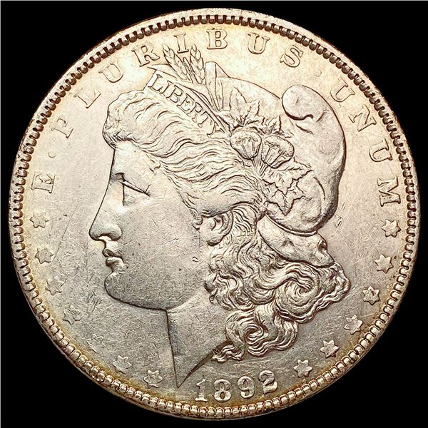 1892 Morgan Silver Dollar CLOSELY UNCIRCULATED
